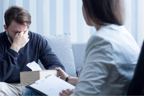 Прием у психотерапевта